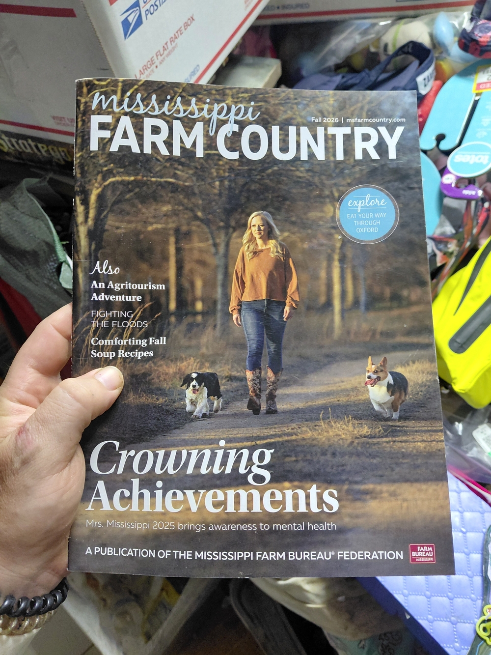 Fall 2026 cover of the Mississippi Farm Country magazine featuring Mrs. Mississi